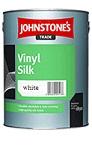 Johnstones Vinyl Silk B/White